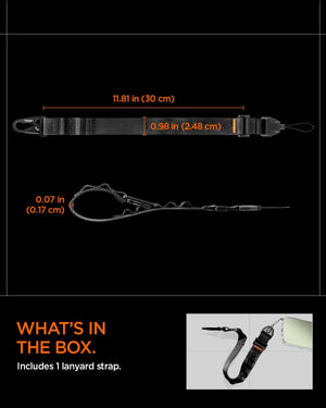 Spigen DA30S Adjustable Wrist Phone Strap - Black - image 7