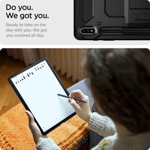 Spigen Galaxy Tab S8 Plus / S7 Plus Case - Tough Armor Pro - Black - image 4