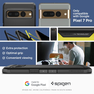 Spigen Tough Armor Google Pixel 7 Pro Phone Case - Black - image 2