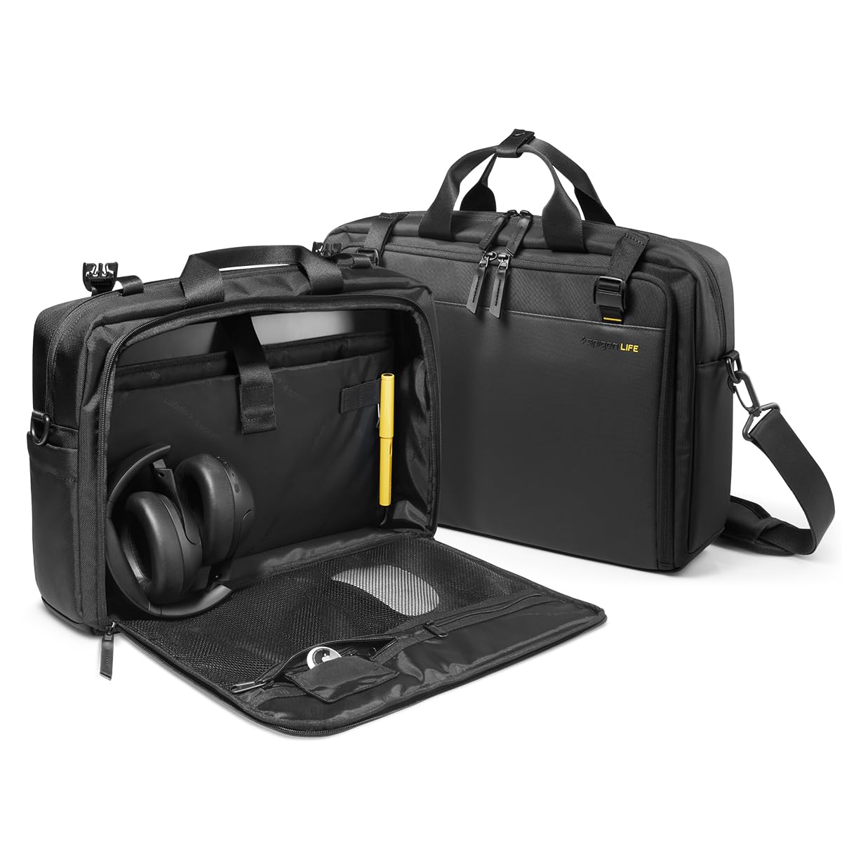 Spigen Klasden KD300 16-Inch Laptop Shoulder Bag - Black - image 1