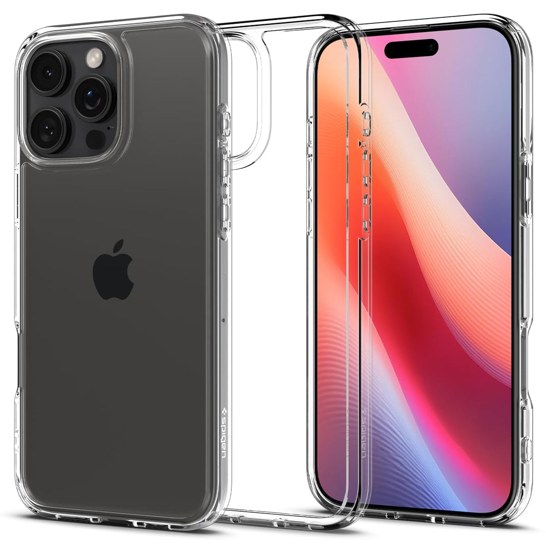 Transparent File Case Type iPhone 16 Pro Ultra Hybrid Structured Clear Case – Spigen ישראל
