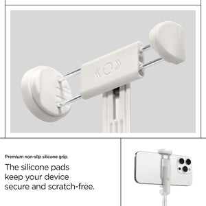 Spigen S541W Auto-Open Selfie Stick Tripod with Bluetooth Remote - Dune Beige - image 4