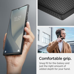Spigen Galaxy S22 Ultra Case - Liquid Air - Matte Black - image 6