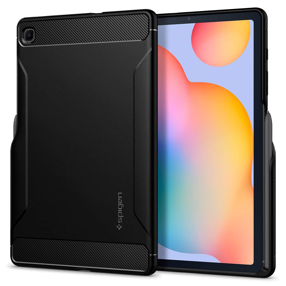 Spigen Galaxy Tab S6 Lite (2024/2022/2020) Case - Rugged Armor - Matte Black - image 1