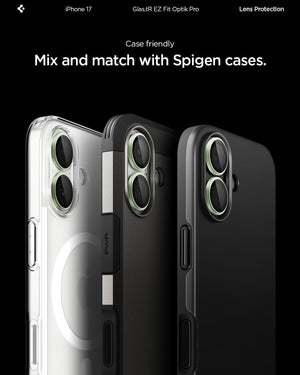 Spigen iPhone 17 Camera Lens Protector GLAS.tR EZ Fit Optik Pro (2 Pack) - Sage - image 7