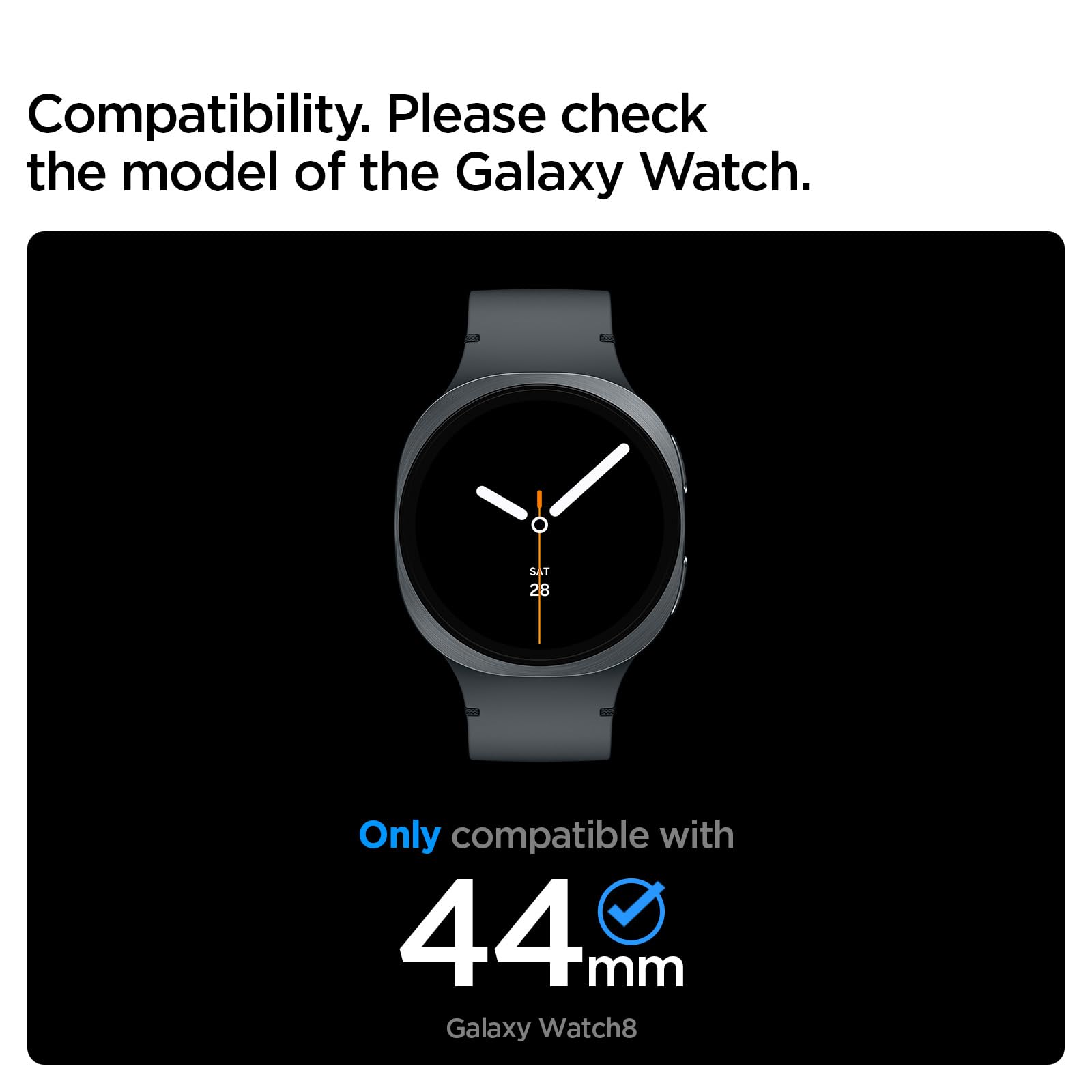 Spigen Galaxy Watch 9 44mm Case - Bezel Tune Pro - Black Diver - image 2