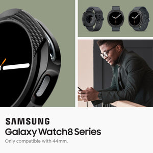 Spigen Galaxy Watch 9 44mm Case - Liquid Air - Matte Black - image 3