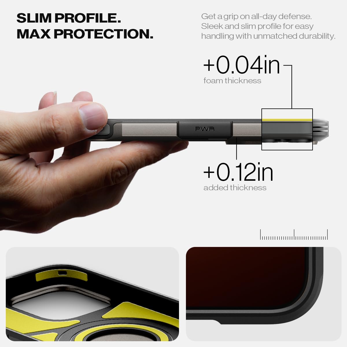 Spigen iPhone 16 Pro Case Tough Armor MagFit - Gunmetal - image 7