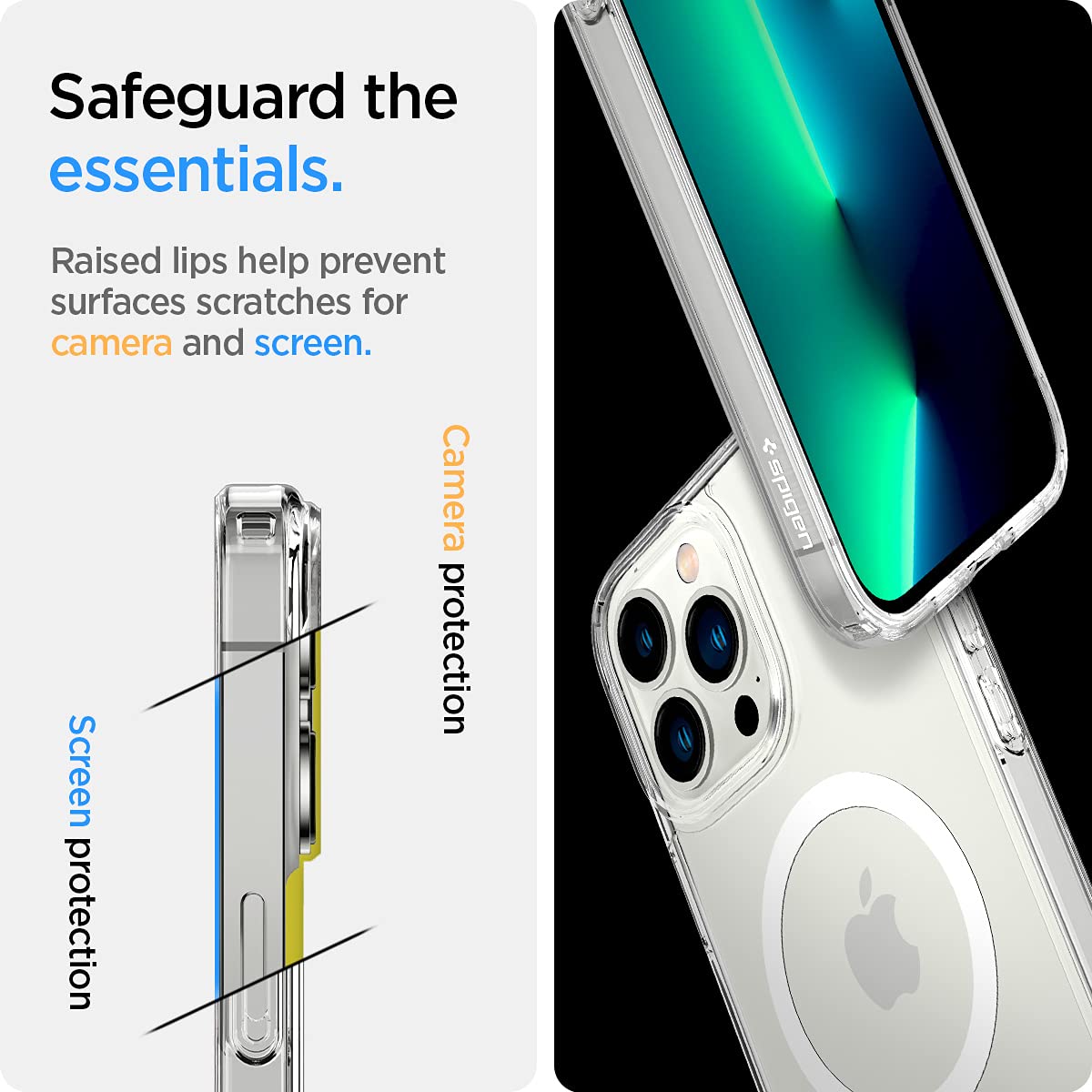 Spigen iPhone 13 Pro Max Case Ultra Hybrid MagFit - Clear - image 7