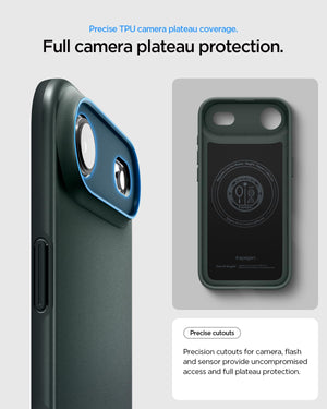 Spigen iPhone Air Case – Thin Fit (MagFit) - Abyss Green