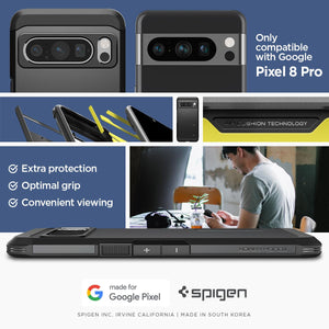 Spigen Tough Armor Google Pixel 8 Pro Phone Case - Black - image 2