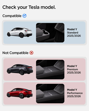 Spigen Tesla Model Y Standard Lower Console Organizer - Black - image 2