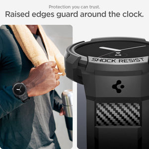 Adjustable Spigen Rugged Armor Pro band for Pixel Watch 41mm