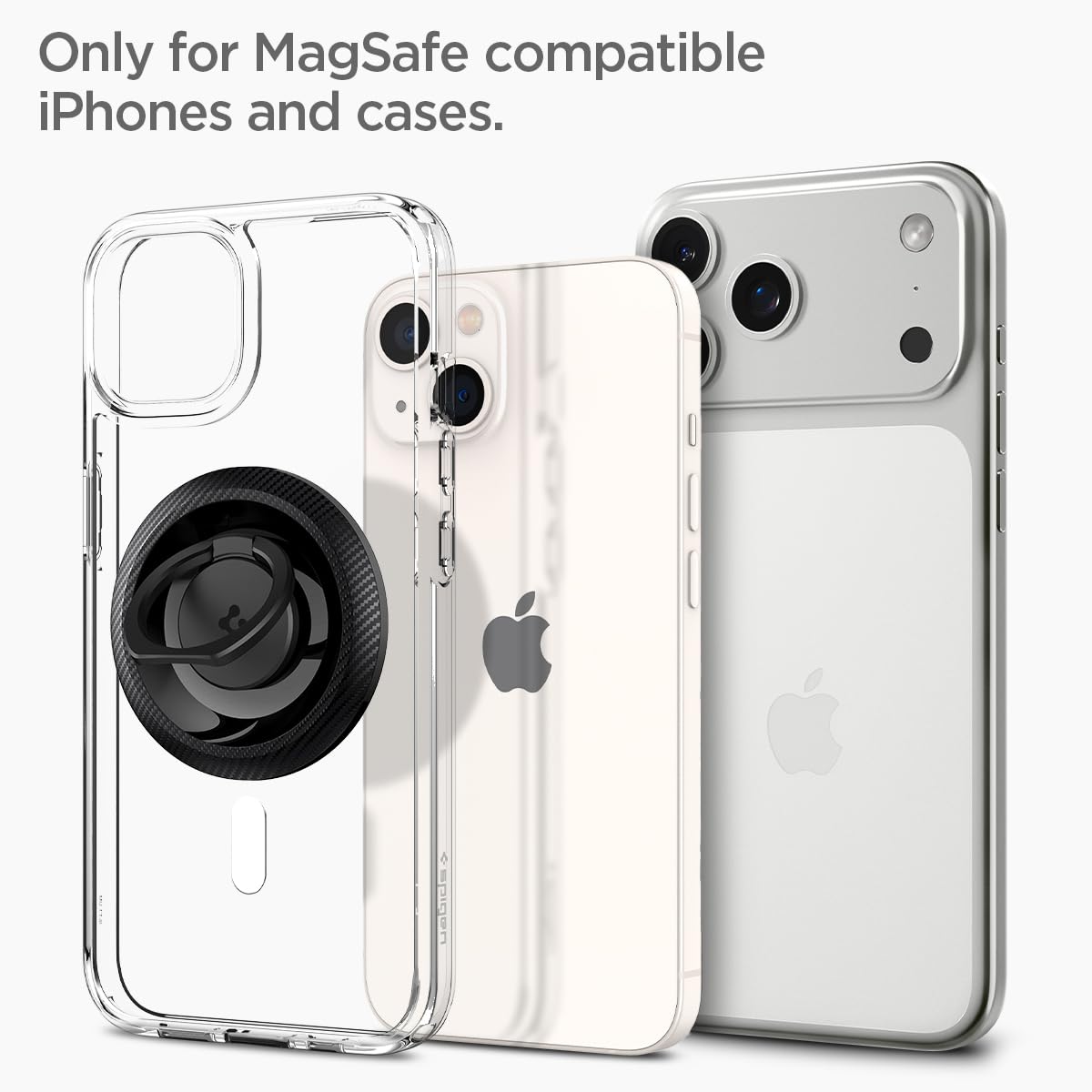 Spigen O-Mag MagFit Phone Grip - Carbon Fiber - image 2