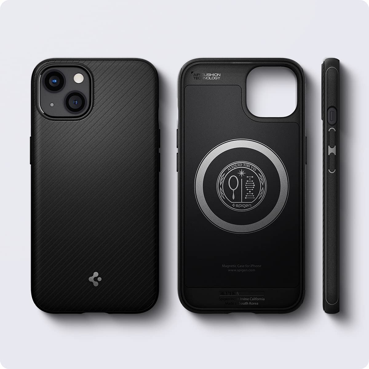 Spigen iPhone 13 Case Mag Armor MagFit - Matte Black - image 7