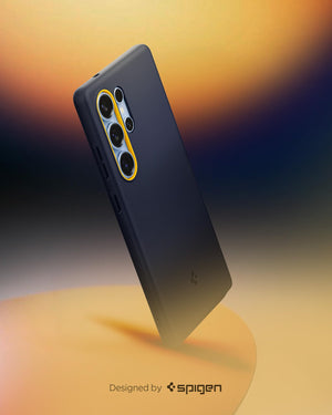 Spigen Galaxy S25 Ultra Nano Pop MagFit case detail - Blueberry Navy