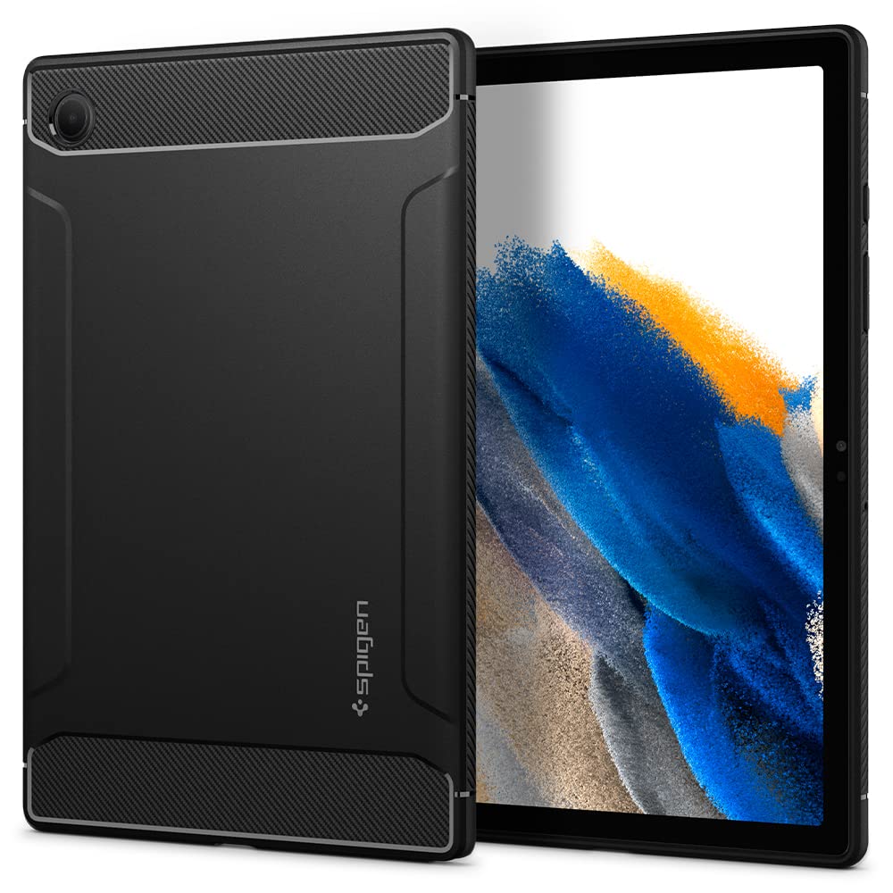 Spigen Galaxy Tab A8 10.5-inch (2022) Case - Rugged Armor - Matte Black - image 1