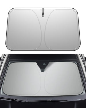 Spigen Universal Car Windshield Sunshade - Black - Small – 55 × 31.5 in - image 1