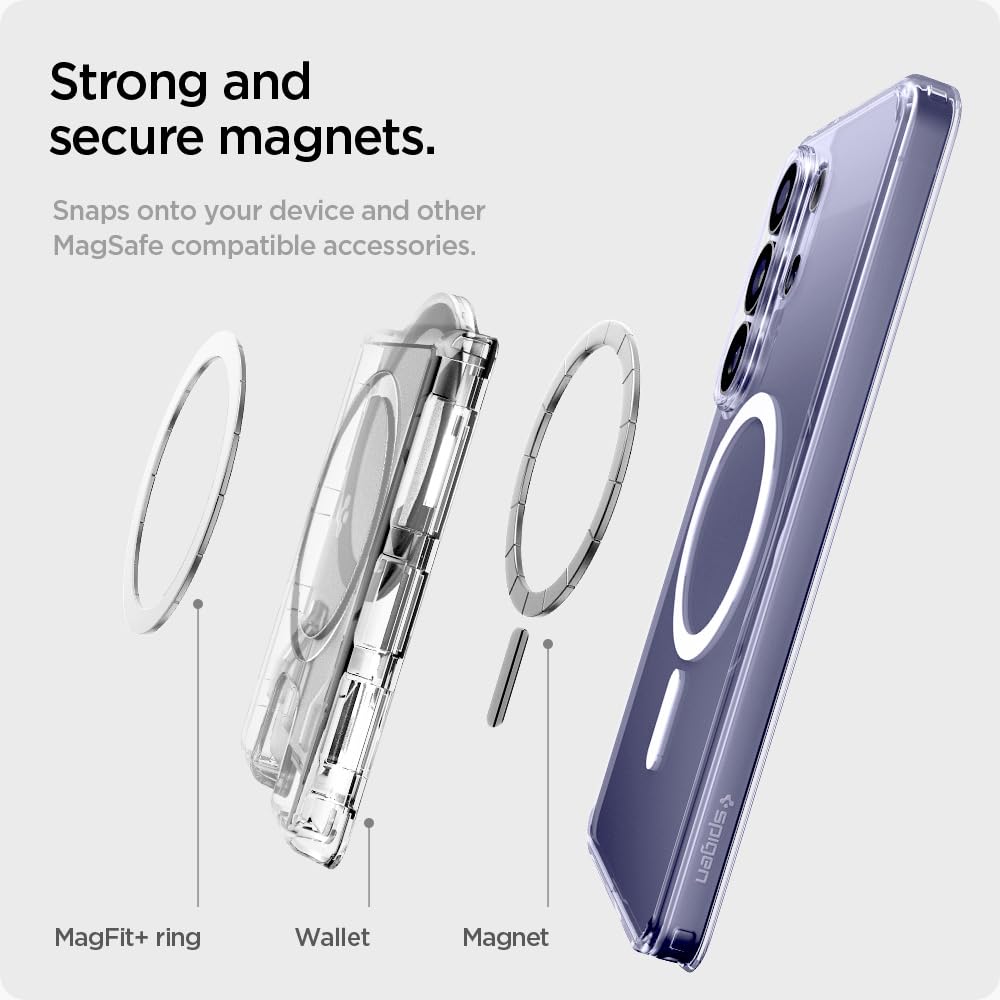 Spigen Ultra Hybrid MagFit+ Wallet - Crystal Clear - image 5