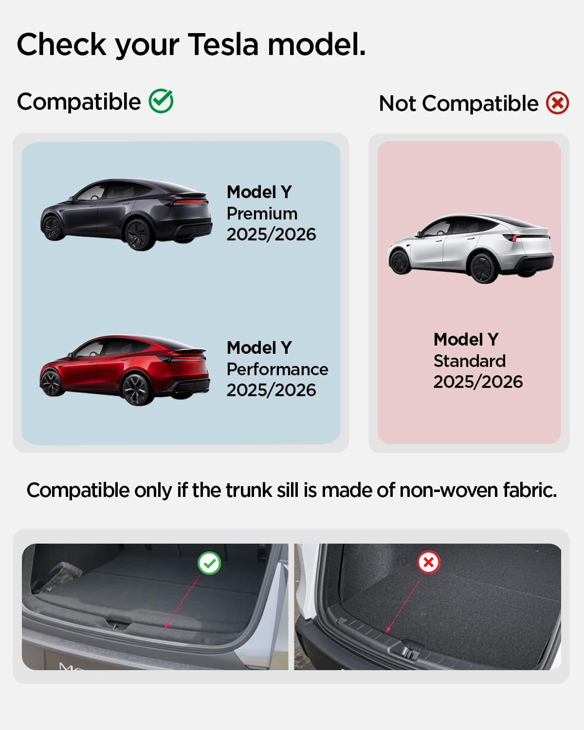 Spigen Tesla Model Y Juniper trunk sill guard view 2