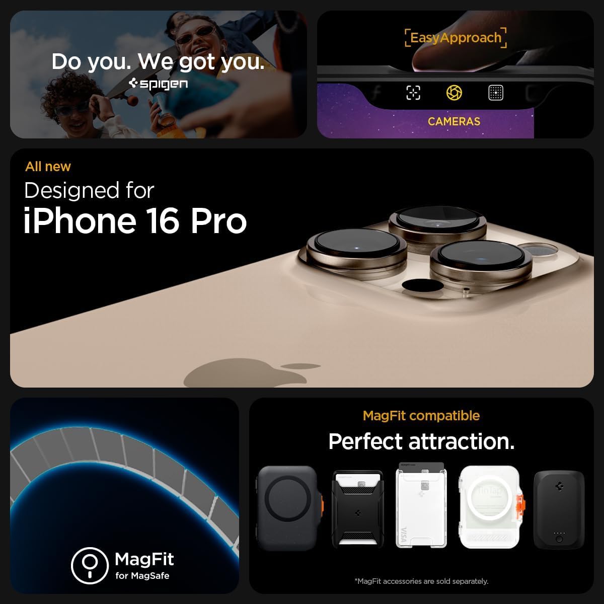 Spigen iPhone 16 Pro Case Ultra Hybrid MagFit - Frost Rose Titanium - image 2