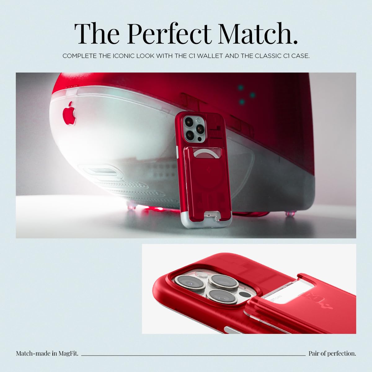 Spigen Classic C1 MagSafe Wallet - Ruby - image 4