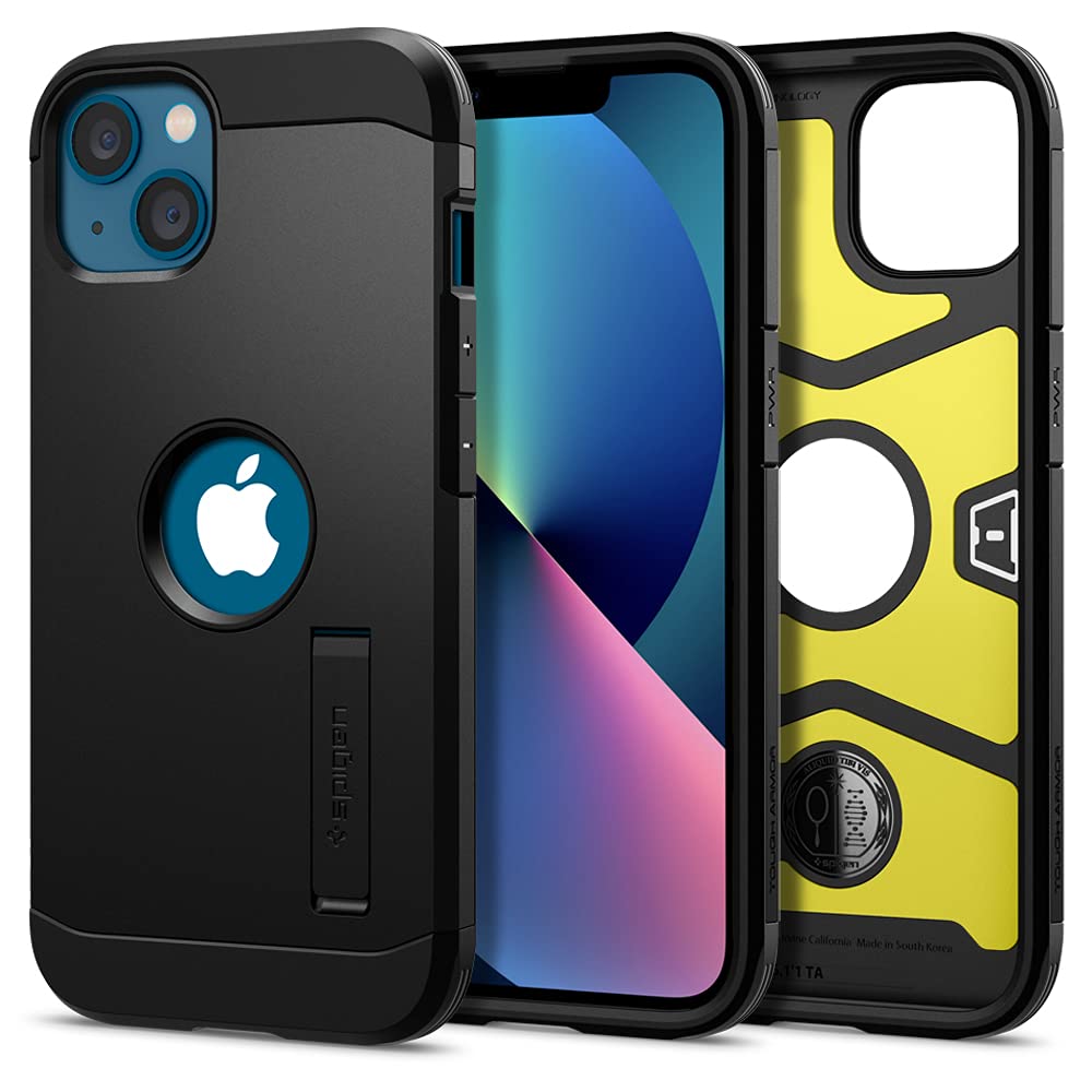 Spigen iPhone 13 Case Tough Armor - Black - image 1