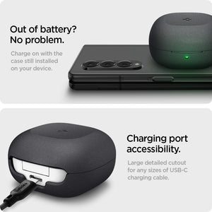 Spigen Galaxy Buds 2 Case - Geo Fit - Graphite Gray - image 6