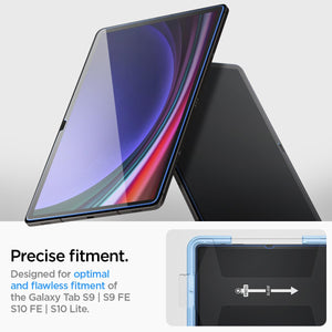 Spigen Galaxy Tab S10 Lite / S10 FE / S9 FE / S9 Screen Protector - Glas.tR EZ Fit Tempered Glass - Clear - image 7