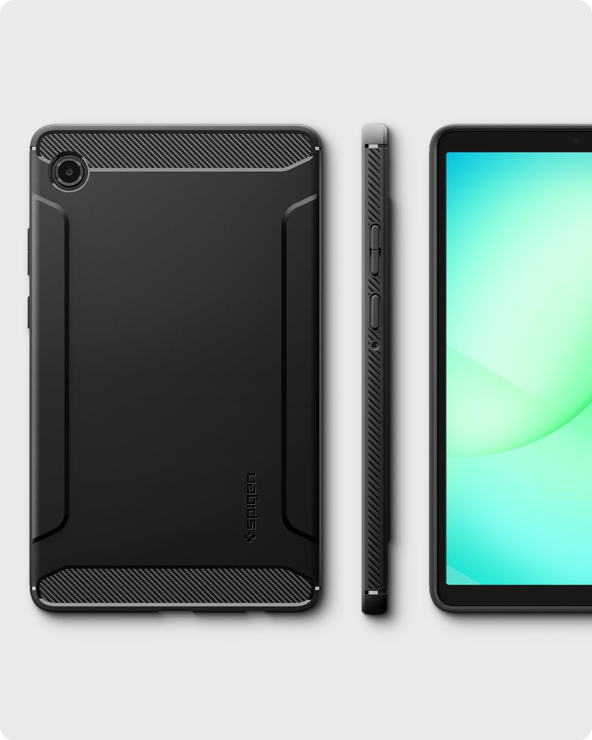 Spigen Galaxy Tab A11 (2025) Case - Rugged Armor - Matte Black - image 7
