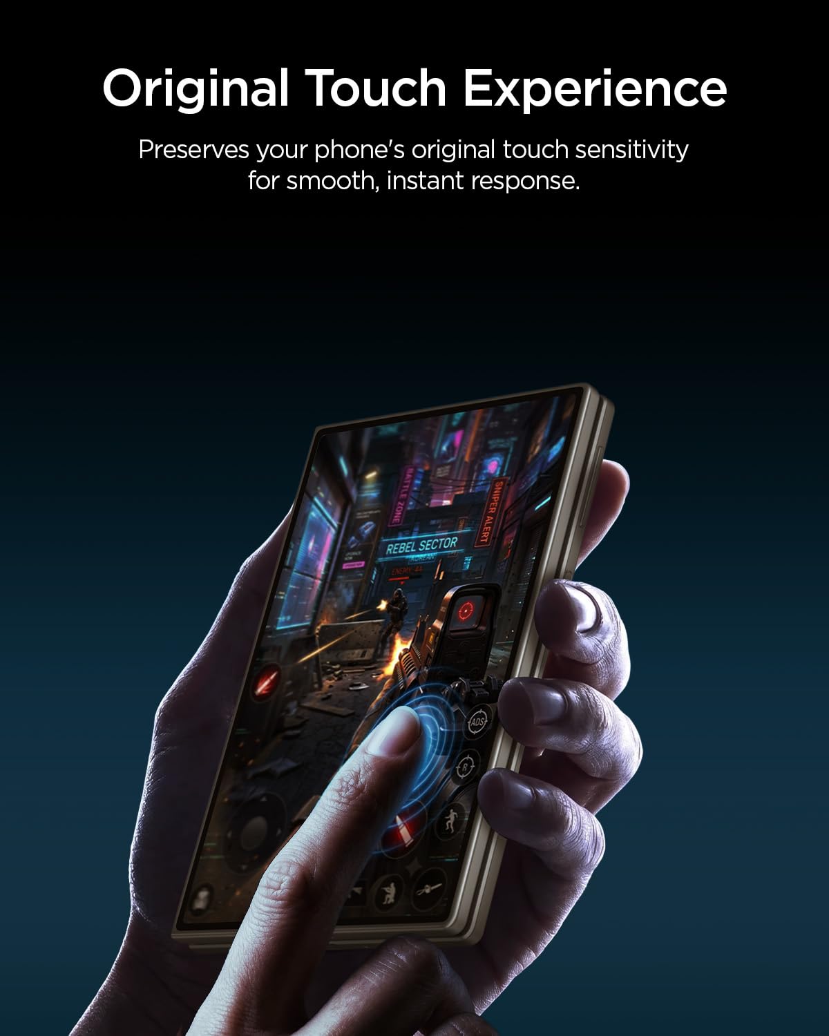Spigen Galaxy Z Fold 8 Screen Protector GLAS.tR EZ Fit Pro (2 Pack) - Transparent - image 7