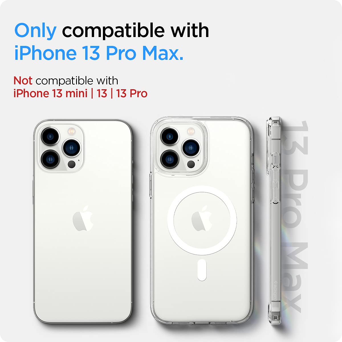 Spigen iPhone 13 Pro Max Case Ultra Hybrid MagFit - Clear - image 2
