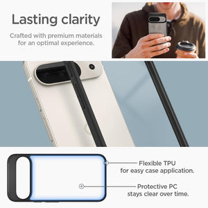 Spigen Google Pixel 9 Pro / Pixel 9 Case Ultra Hybrid - Matte Black image 5