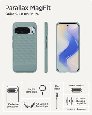 Spigen Pixel 10 Pro XL Parallax MagFit case - Sage Green - image 3
