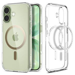 Spigen iPhone 17 Case - Ultra Hybrid (MagFit) - Clear Gold