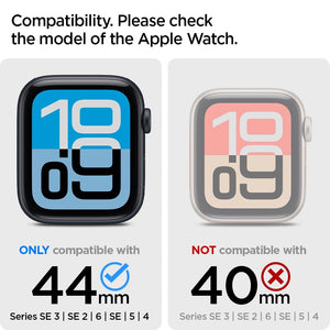 Spigen Apple Watch 44mm Thin Fit case - Black - image 2