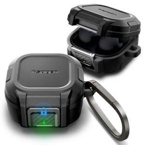 Spigen Galaxy Buds 2 Case - Lock Fit - Matte Black - image 1