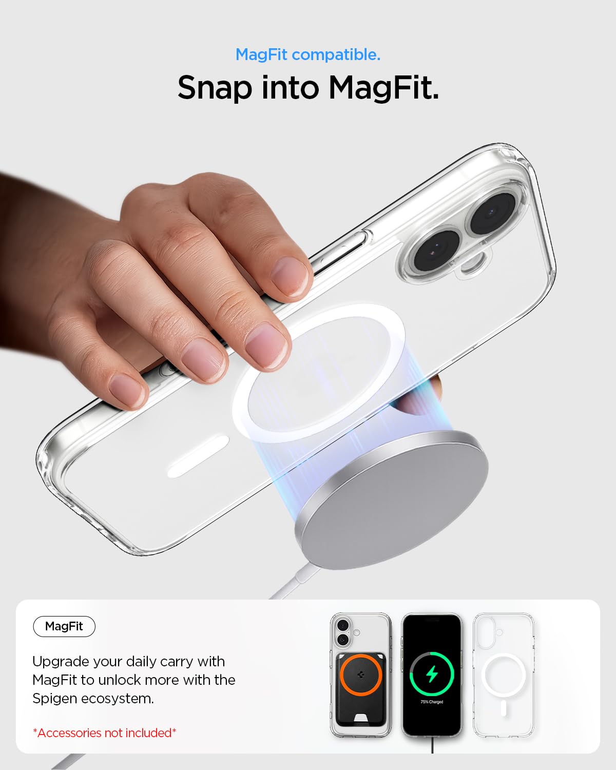 Spigen iPhone 17 Case - Ultra Hybrid (MagFit) - Frost White