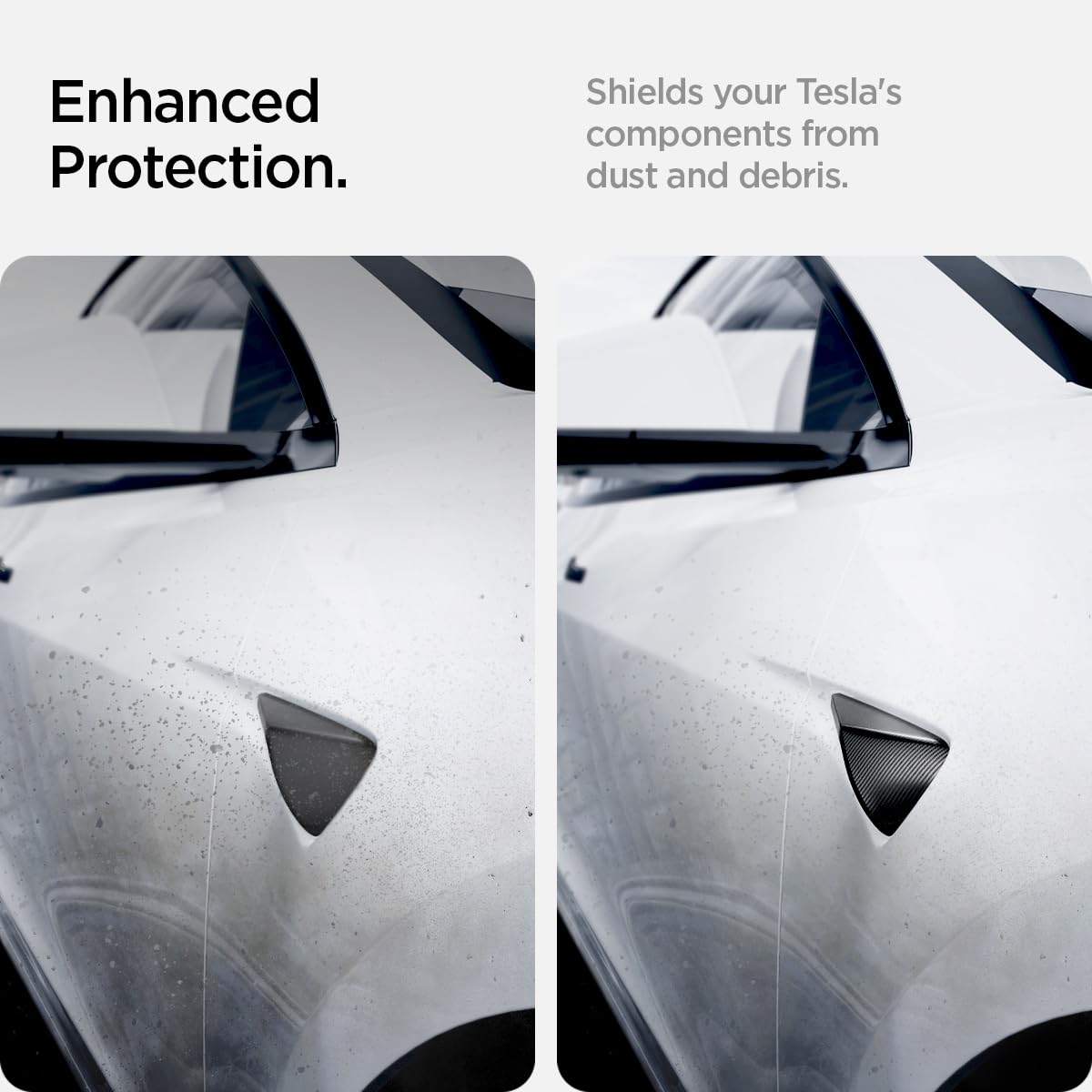 Durable PC side camera protection cover for Tesla