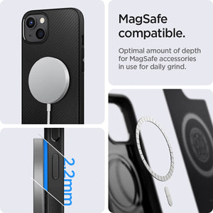 Spigen iPhone 13 Case Mag Armor MagFit - Matte Black - image 3