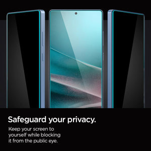 Spigen Galaxy S25 Ultra Privacy Screen Protector - Glas.tR EZ Fit (2 Pack) - Privacy - image 4