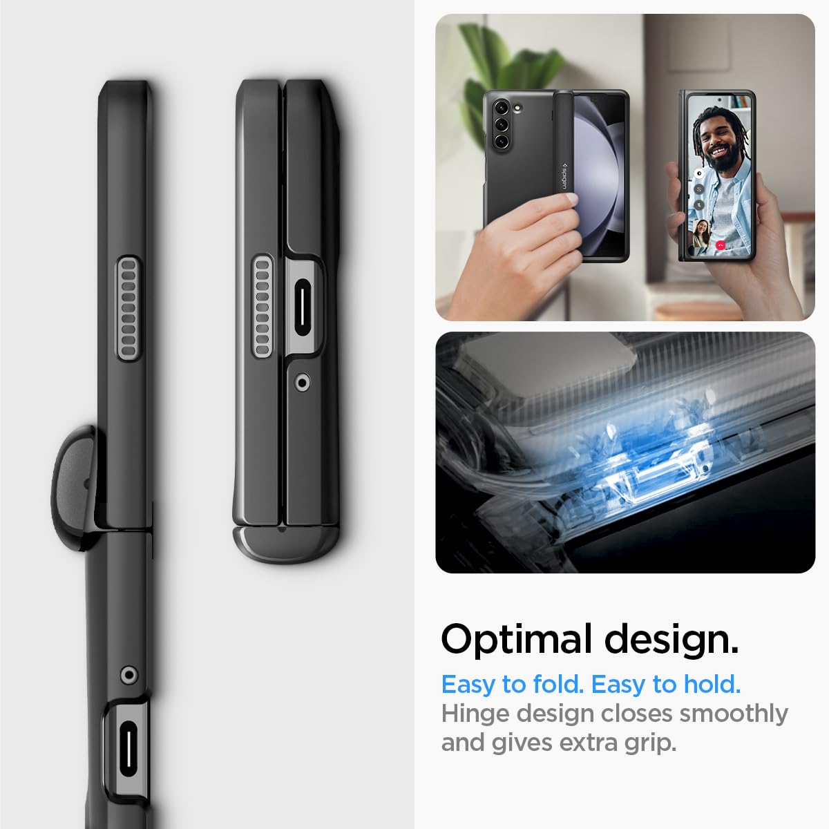 Spigen Galaxy Z Fold 5 Case - Slim Armor Pro - Black - image 6