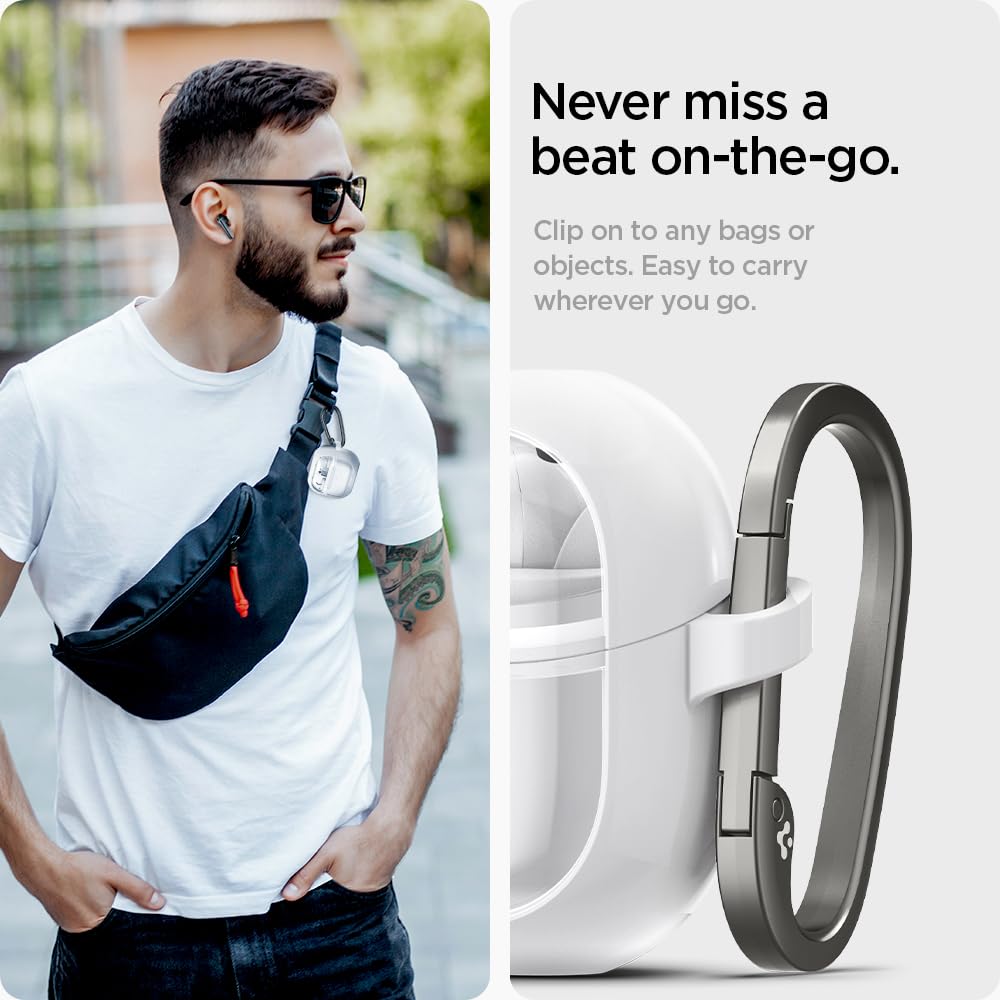 Spigen Galaxy Buds 3 Case - Ultra Hybrid - Jet White - image 5