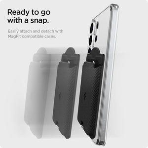 Spigen Urban Fit MagFit 3-Card Wallet - Black - image 5