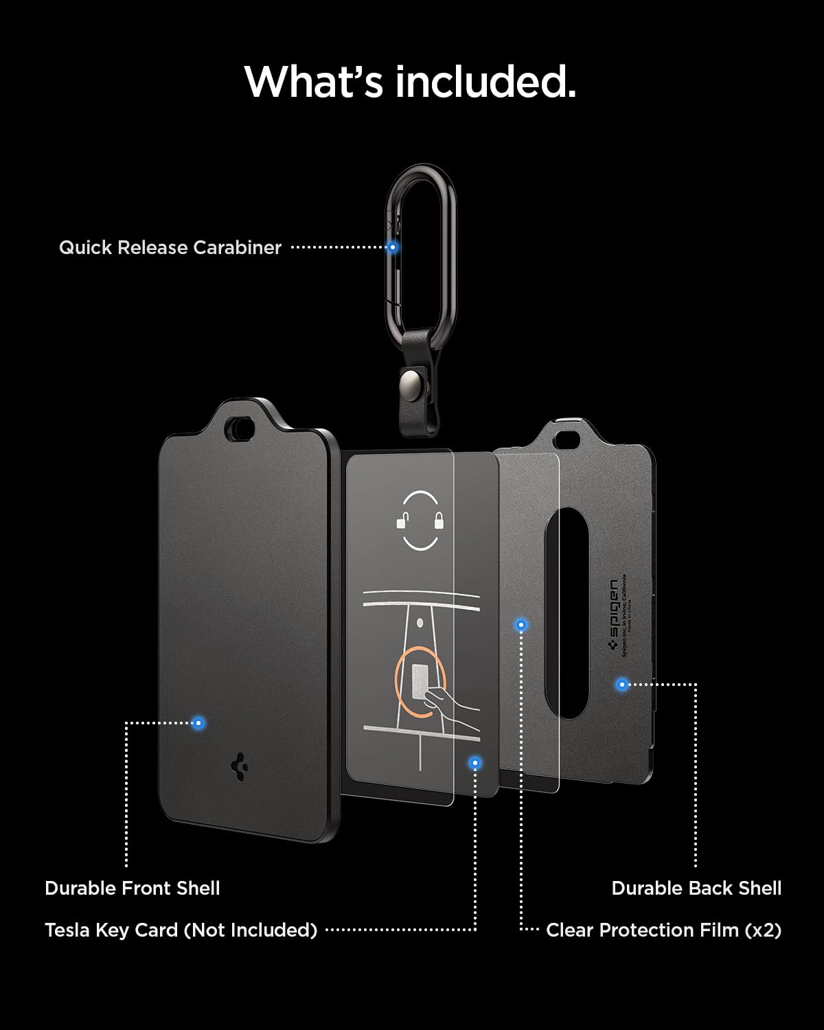 Spigen Tesla key card holder 2-pack view 6