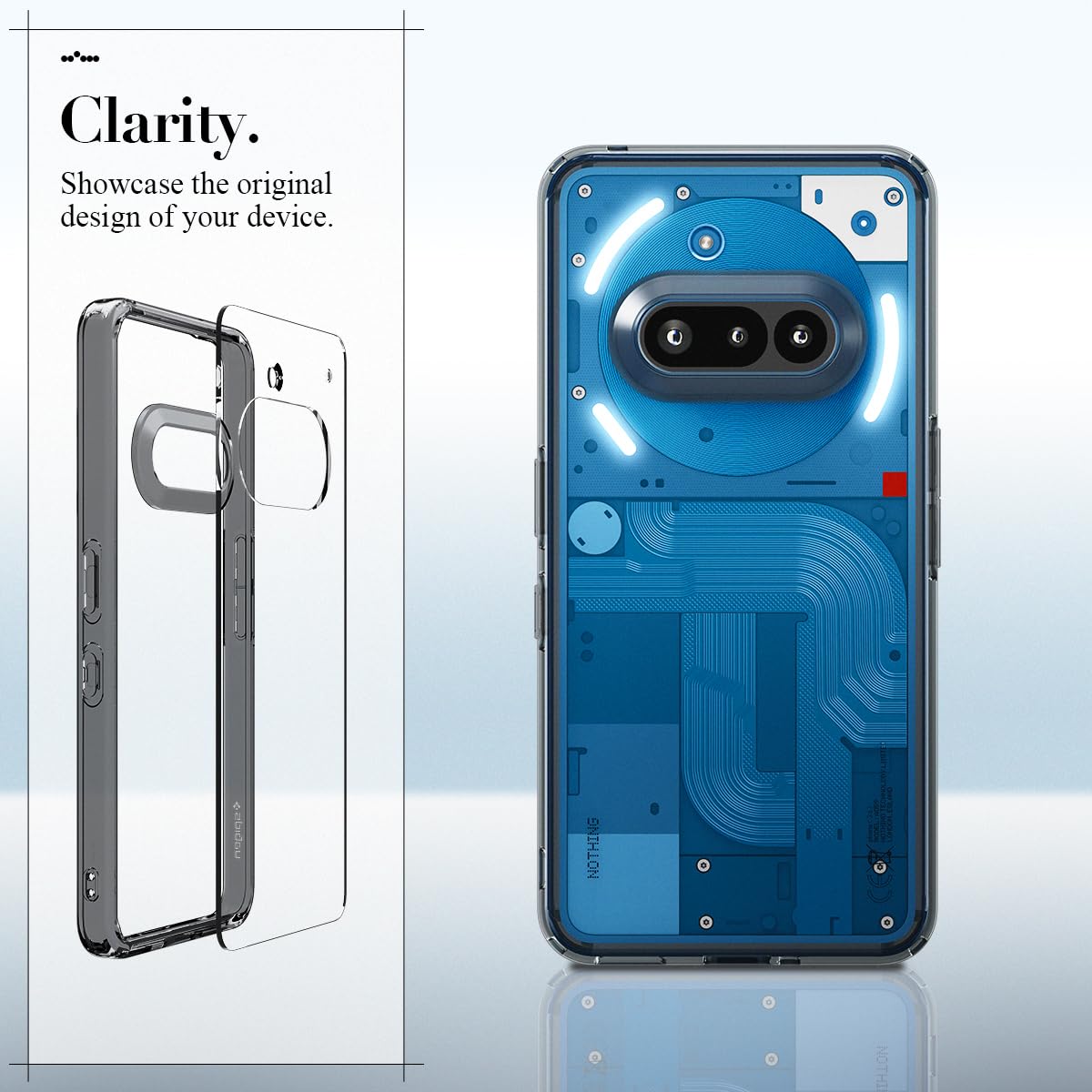 Spigen Nothing Phone 3a Case - Ultra Hybrid - Space Crystal - image 4