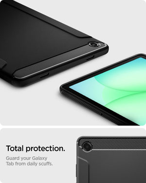 Spigen Galaxy Tab A11 Plus (2025) Case - Rugged Armor - Matte Black - image 4