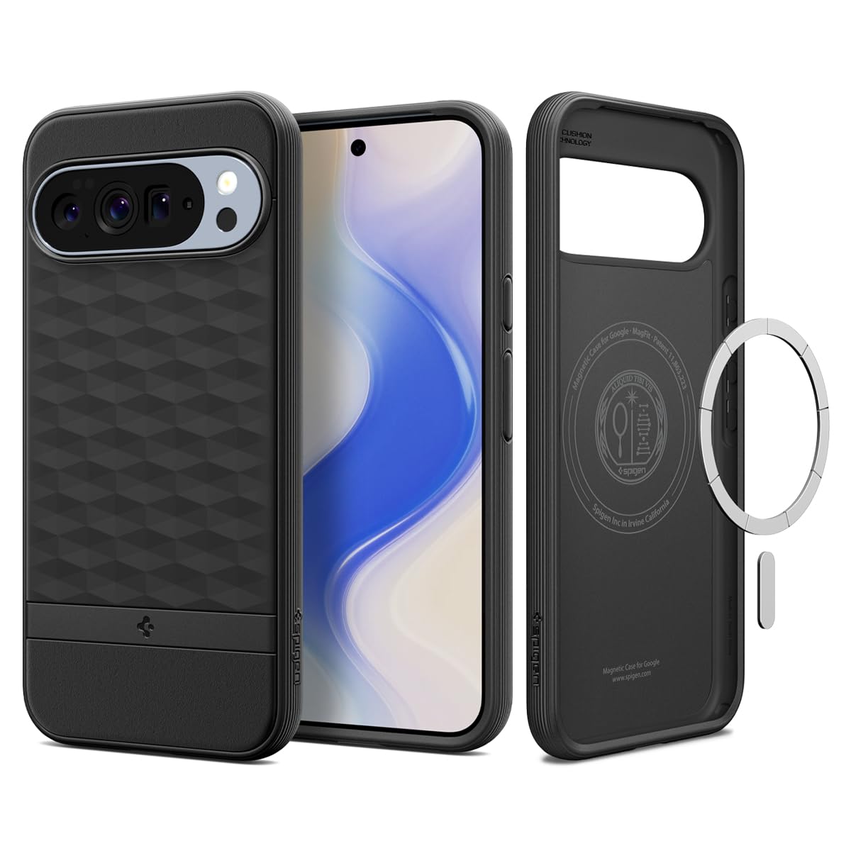 Spigen Pixel 10 Pro / Pixel 10 Case – Parallax (MagFit) - Matte Black - image 1