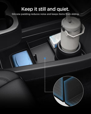 Spigen Tesla Model Y Standard Lower Console Organizer - Black - image 5
