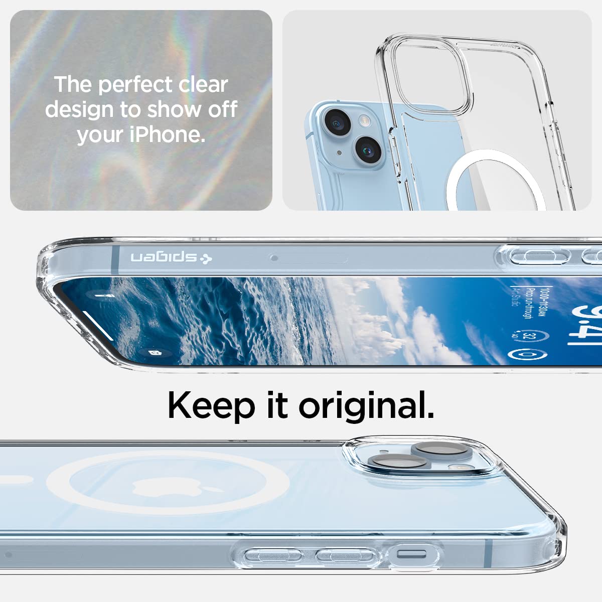 Spigen iPhone 14 Case Ultra Hybrid MagFit - iPhone 14 - White - image 3